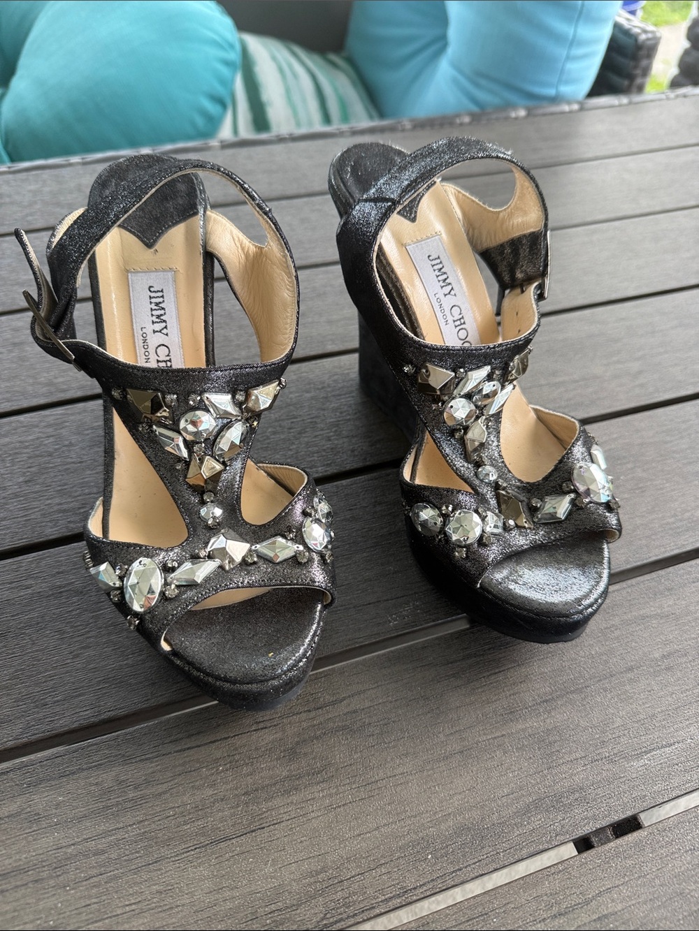 Jimmy choo wedge heels size 37